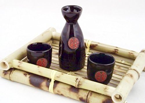 Siyah Japon Sake Seti