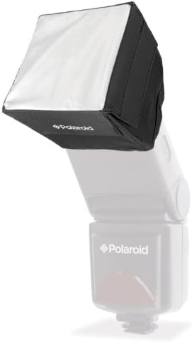Polaroid Mini Evrensel Stüdyo Yumuşak Kutu Flaş Difüzör (3.5 x 3.5 Ekran) Canon Dijital EOS Rebel SL1 İçin (100D), T5i (700D),