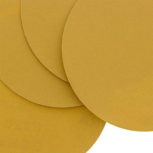 Dura-Gold Premium 6 Altın PSA Zımpara Diskleri-240 Kum (50'li Kutu) ve Dura-Gold-Saf Altın Üstün Yapışkan Bezler-Yapışkan
