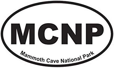 IYON Grafik Mamut Mağara Milli Parkı Oval Sticker Çıkartma Vinil Euro MCNP 5 Tampon Soyunma Dizüstü Pencere Çubukları Herhangi