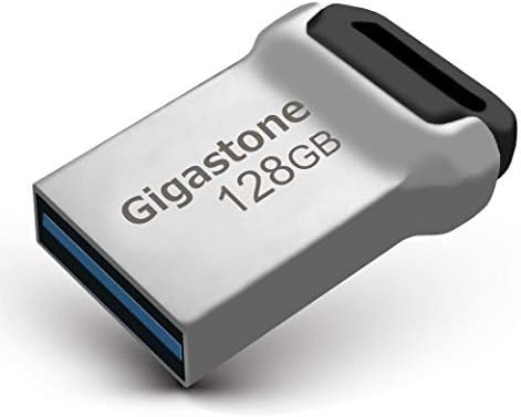 Gigastone Z90 128GB USB 3.2 Gen1 Flash Sürücü, Mini Fit Metal Su Geçirmez Kompakt Kalem Sürücü, Güvenilir Performans Flash