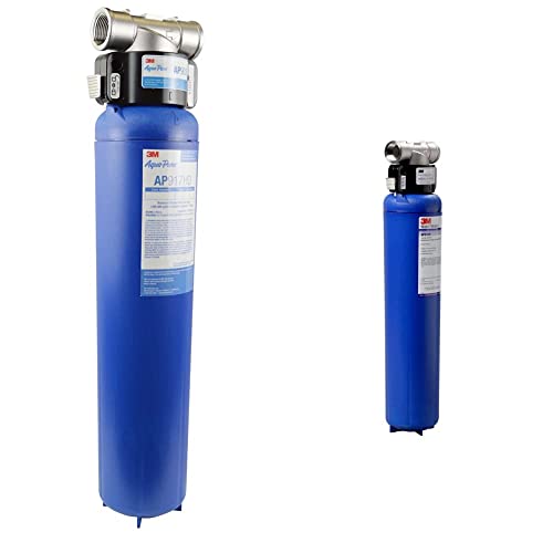 3 M Aqua-Saf Tüm Ev Sıhhi Hızlı Değişim Su filtreleme sistemi AP903, Tortu Azaltır, Klor Tat ve Koku ve 3 M Tüm Ev Sıhhi