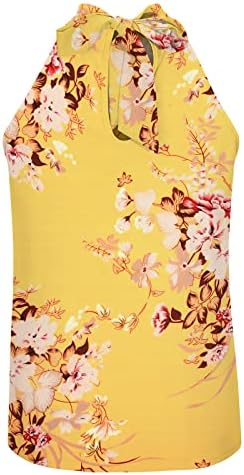 T Shirt Bayan Yaz Sonbahar Kolsuz 2023 Giyim Grafik Baskı Çiçek Pilili Casual Bluz Gömlek Bayanlar için PB
