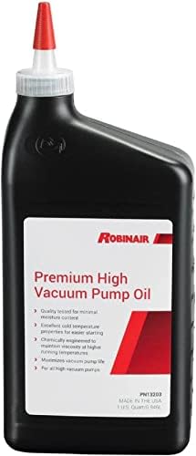 Robinair 13203 Premium Yüksek Vakum Pompası Yağı, Litre (12'li Paket)