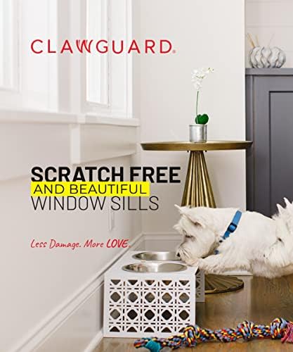 CLAWGUARD Pencere Eşiği Koruyucusu-Köpek ve Kedinin Pencere Eşiklerinde Çizilmesine, Çiğnenmesine, Sallanmasına ve Pençelenmesine