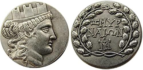 Çoğaltma hatıra parası Gümüş Kaplama Sikke Yunan Sikke Yabancı Taklit hatıra parası Amatör Koleksiyonu seramik karo El Sanatları