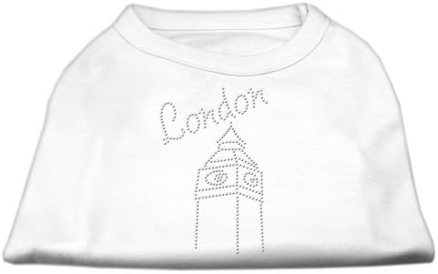 Londra Yapay Elmas Köpek Gömlek Beyaz XL (16)