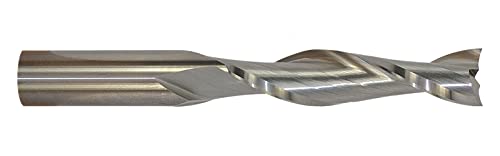 LMT Onsrud 52-367 Solid Carbide Upcut Spiral Wood Rout, İnç, Kaplamasız (Parlak) Kaplama, 30 Derece Sarmal, 2 Flüt, 4.0000