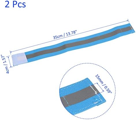 M METERXİTY 2 Paketi Yansıtıcı Bantlar-Güvenlik yansıtıcı bant Şerit, Yüksek Görünürlük Yansıtıcı Koşu Dişli, geçerli Koşu