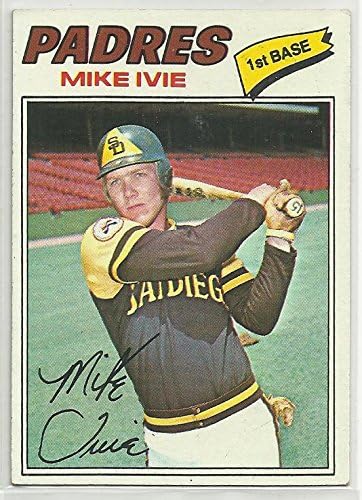 Mike Ivie 1977 Topps Beyzbol Kartı 325 San Diego Padres