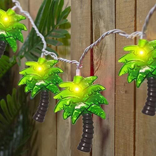 Dr. BeTree palmiye ağacı ışıkları 8.5 ft ,St Patricks gündüz ışıkları açık veranda dize ışık Tropikal plaj tarzı tatil partisi