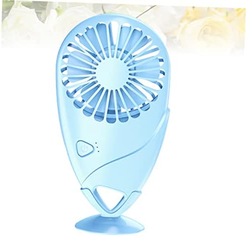 SOLUSTRE Taşınabilir Fanlar El Fanları Küçük Fan Şarj Fanı Kişisel Fan Seyahat için Küçük Fan USB Şarj Fanı Cep Mavi Mini