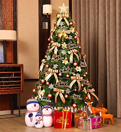 Ev Noel Ağacı Metal Destekli Yapay Noel Ağacı Montajı Kolay Tatil Dekorasyonu için Premium 4,92 Fit (1,5 m) Oturma Odası