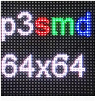P3 Kapalı Tam renkli LED ekran modülü 64x64 Piksel, 1 / 32scan 192mm x 192mm LED panel