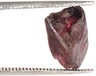 Burma'dan Doğal Kaba Kırmızı Ham Spinel 4.50 CT Şifa Kristali