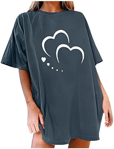 Bayan Brunch Bluz Yaz Sonbahar 2023 Elbise Moda Kısa Kollu Crewneck Grafik Üst Gömlek Bayanlar için C0 C0