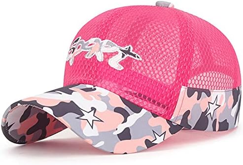 JNKET Çocuk Nefes beyzbol şapkası şoför şapkaları Açık Spor Kap file şapka Gorras Beyzbol Casquette
