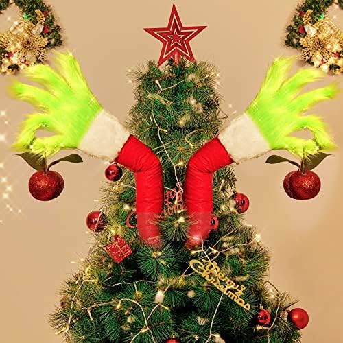 Noel Elf Vücut Ağacı Süsleri Elf Kolları/Baş/Bacaklar Çaldı Noel Elf Dolması Bacak Sıkışmış Elf Noel Ağacı Süsleri Noel ağaç