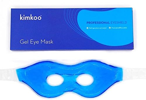 Kimkoo Jel Göz Maskesi Soğuk Pedler ve Kabarık Gözler ve Kuru Gözler için Soğuk Kompres, Soğutma Göz Buz Maskeleri Jel