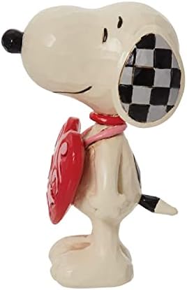 Jim Shore'dan Enesco Peanuts, Kalp İşareti Takan Snoopy, Heykelcik, 3 inç