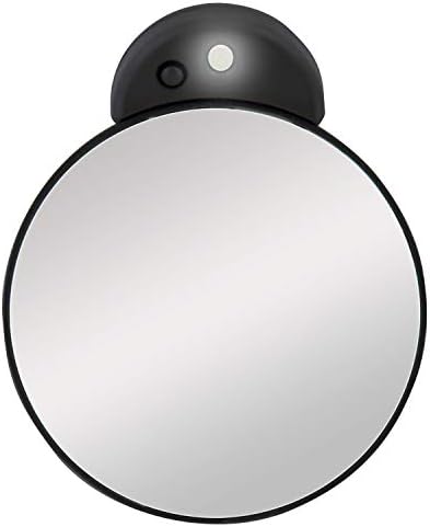 Zadro 3.5 Çap. Kompakt Ayna LED Ayna Makyaj 10X veya 15X Seyahat büyüteçli ayna Vantuz Duvara Monte makyaj aynası