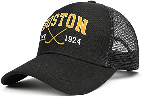 Boston Şapka Erkek Kadın Işlemeli Beyzbol Kapaklar Örgü şoför şapkası Gençlik Ayarlanabilir Snapback Siyah Şapka Spor Fan