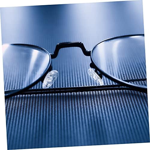 Healeved 20 Pairs Gözlük Silikon burunluklar Burun Muhafızları Gözlük Silikon burunluklar Gözlük Burun Köprüsü Şeffaf Hava