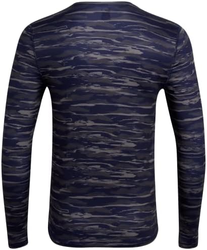 Reebok Erkek Performans Termal Gömlek-Atletik Taban Katmanı Uzun Kollu Gömlek (S-XL)
