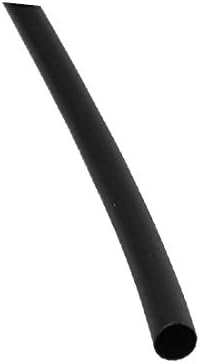 X-DREE Daralan hortum kablo Sarma kablo kılıfı 30 Metre Uzunluğunda 1.5 mm İç Çap Siyah (Manicotto per cavo avvolgicavo termorestringibile