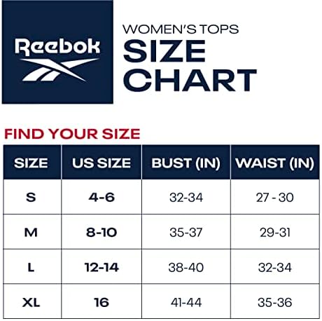 Reebok Kadın Performans Termal Gömlek-Atletik Taban Katmanı Uzun Kollu Gömlek (S-XL)