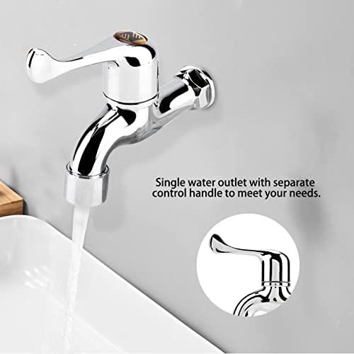 Tek Soğuk Su Musluğu, Çamaşır Makinesi Musluk Lavabo ABS Plastik lavabo su musluğu Çamaşır Banyo Çamaşır Makinesi Paspas