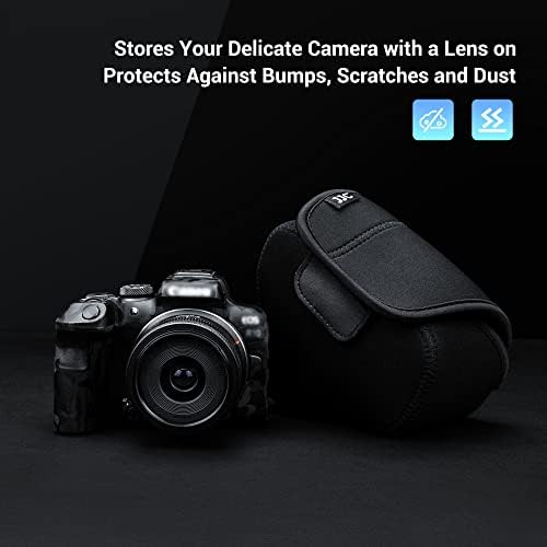 Kıorafoto Yumuşak Neopren Kamera Çantası kılıf çanta Canon EOS R7 R10 Aynasız Fotoğraf Makinesi RF-S 18-45mm F4. 5-6. 3 IS