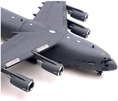 Uçak Modelleri 1: 200 için Fit C-17 Stratejik Nakliye Uçağı Savaş Uçağı Modeli Simülasyon Statik Süsler Hediyelik Eşya Grafik