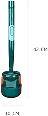 WİONC Hidrolik Tuvalet Fırçası Dil Tipi Silikon Yumuşak Fırça Kafası Uzun Saplı Fırça Banyo Aksesuarları Seti (Renk: A)