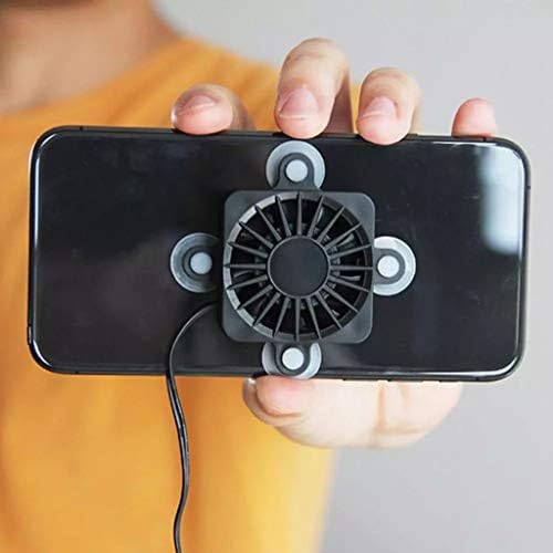 TWDYC Telefon Soğutma Fanı Taşınabilir Cep Telefonu USB Soğutma Fanı Vantuz Soğutucu Cep Telefonu Radyatör