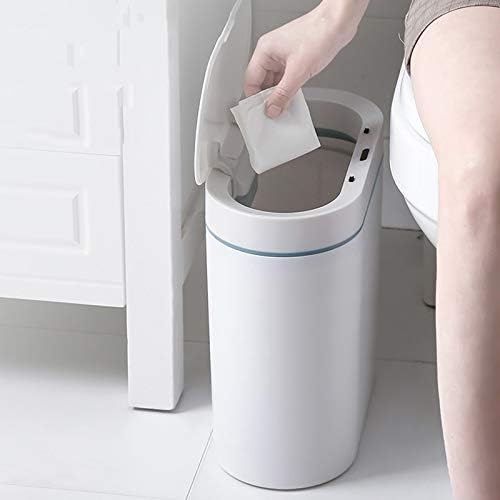 n / a Akıllı sensörlü çöp kovası Can Elektronik Otomatik Ev Banyo Tuvalet Su Geçirmez Dar Dikiş Sensörü Kutusu (Renk: B)