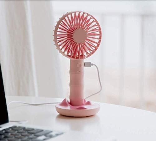 FANNKE Elektrikli Fan, taşınabilir Küçük El USB Şarj Öğrenci Sevimli Mini Dilsiz h Şarj Edilebilir Masaüstü Ev Araba Ofis