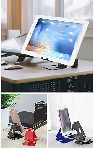 WPYYI Tablet Standı Ayarlanabilir Katlanabilir Tablet Tutucu Alüminyum Alaşımlı Masaüstü Standı (Boyut: Tyrant Altın)