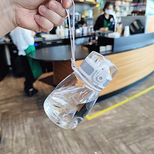 avavofo Su Şişesi 400 ml Mini Içme Suyu Şişesi Ücretsiz Plastik Su Bardağı Taşınabilir Kullanımlık Flip Top Spor Su Şişeleri