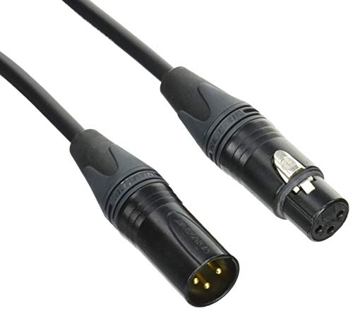 Canare EC05-B / Siyah XLR Kablo, Mikrofon Kablosu, Nötral Konektör, Siyah, 16,4 ft (5 m)
