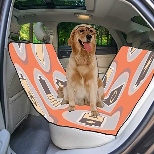 ENEVOTX Köpek Koltuğu Kapağı Özel Pil Yaratıcı Moda Renk Serin Baskı Köpekler için Araba Koltuğu Kapakları 100 % Su Geçirmez