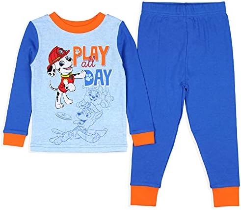 Pençe Devriye Yürümeye Başlayan Çocuk Erkek Oyun Tüm Gün 4 Parça Uzun Kollu Pijama Takımı Mix ve Maç