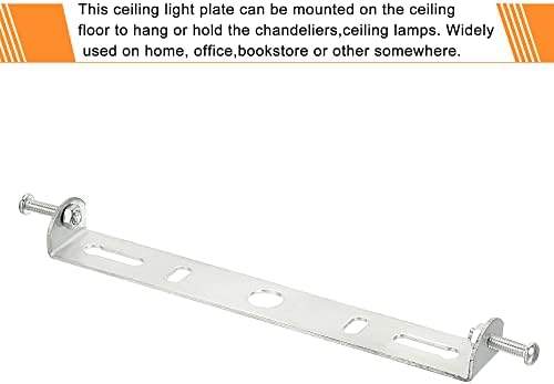 MECCANİXİTY tavan ışık plakası, 130x18x17mm 140x20x15mm aydınlatma armatürü montaj braketi ev ofis avize, 4'lü paket