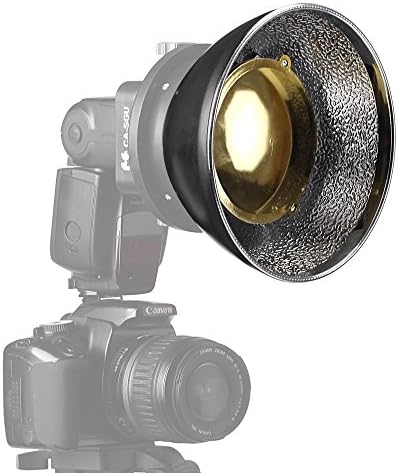 Fomito Radar Petek ve Standart Reflektör ve Flaş Adaptörü Dağı Canon Nikon Yongnuo Metz Neewer Godox Speedlite
