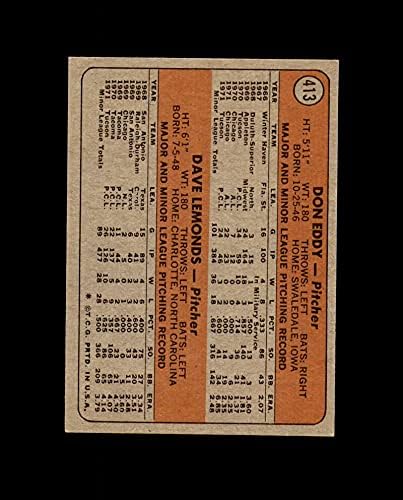 Dave Lemonds El İmzalı 1972 Topps Çaylak Yıldızları Chicago White Sox İmzası