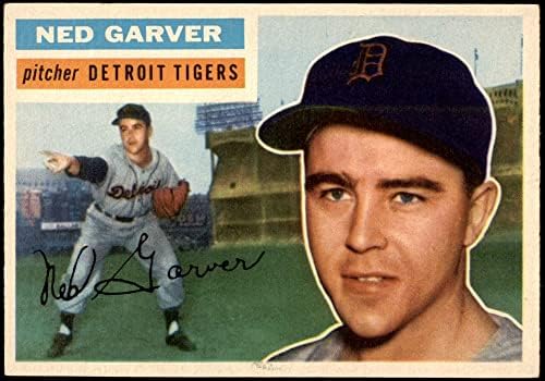 1956 Topps 189 Ned Garver Detroit Kaplanları (Beyzbol Kartı) ESKİ / MT + Kaplanlar