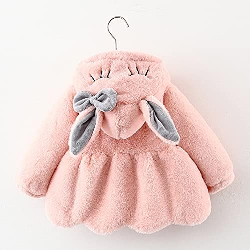 Sıcak tutan kaban + Çanta Tavşan Kapşonlu Tutmak Kış Ceket Kızlar Kalınlaşmak Bebek Karikatür Kız Ceket ve ceket Dedektif
