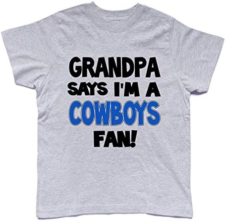 NanyCrafts Büyükbaba Diyor ben bir Cowboys Fan çocuk gömleği