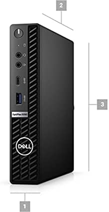 Dell OptiPlex 5000 5090 Mikro Kule Masaüstü (2021) / Çekirdek i7-512GB SSD - 8GB RAM / 8 Çekirdek @ 4.5 GHz-10th Gen CPU