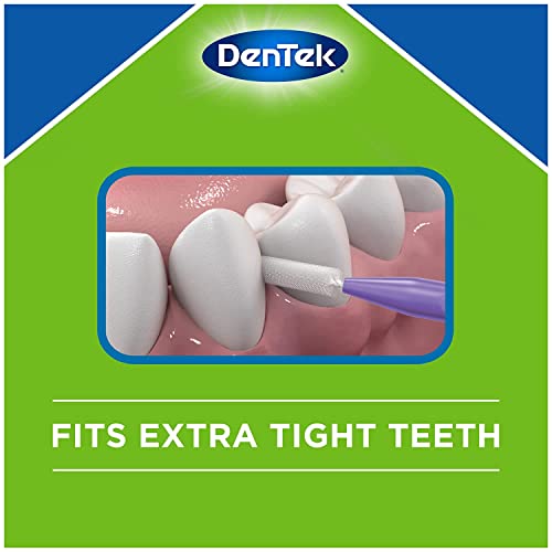DenTek Diş İpi Geçiriciler / Diş Telleri, Köprüler ve İmplantlar için/50 Adet (1'li Paket) w / DenTek İnce Fırça Diş Arası
